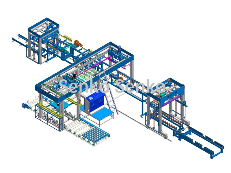 Empileur de briques/blocs entièrement servo-commandé MDJ-Z1200B - Senko