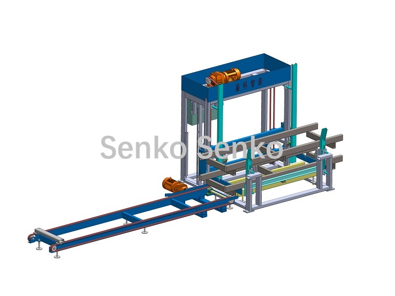 Automatic Pallet Base Frame Withdrawer