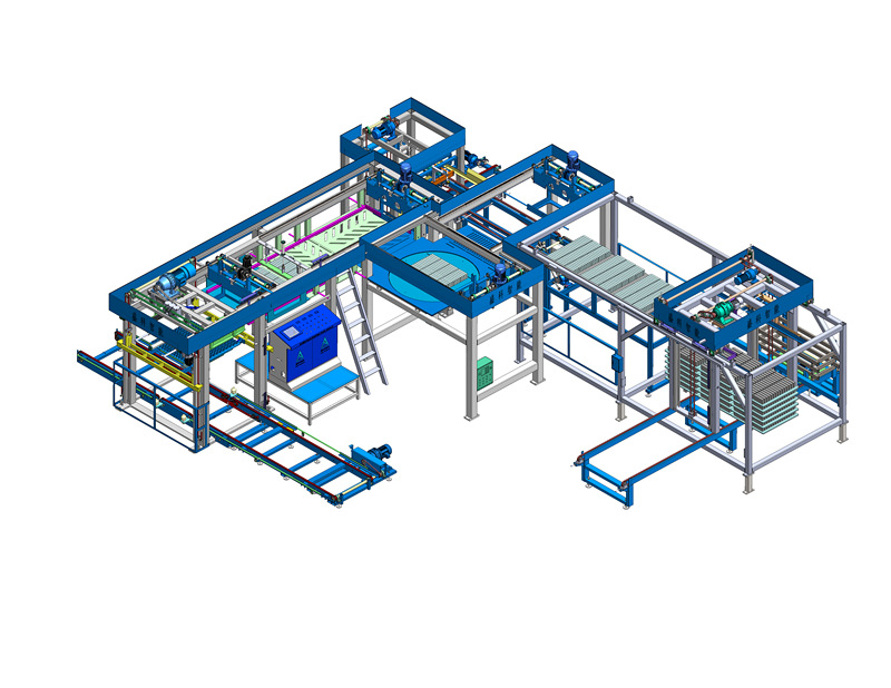 Machine automatique d'empilage de blocs de briques (MDJ1200A)